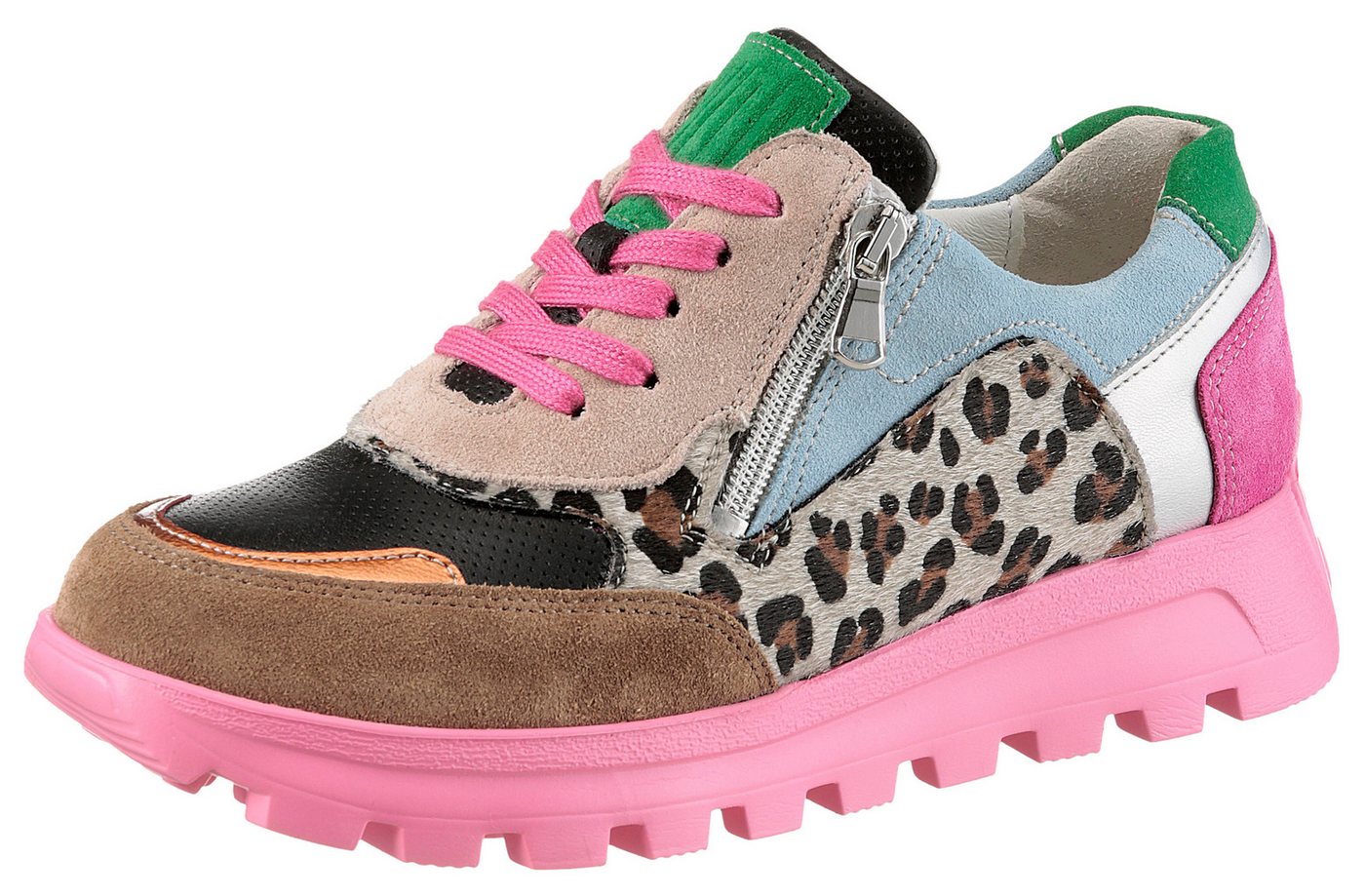 Waldläufer H-AJALA Keilsneaker in Komfortweite H = sehr weit, Freizeitschuh, Halbschuh, Schnürschuh