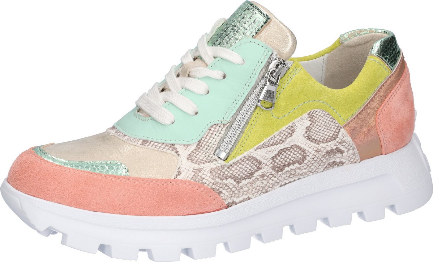 Waldläufer H-AJALA Sneaker Schnürschuh, Halbschuh, Komfortschuh mit Reißverschluss, H-Weite