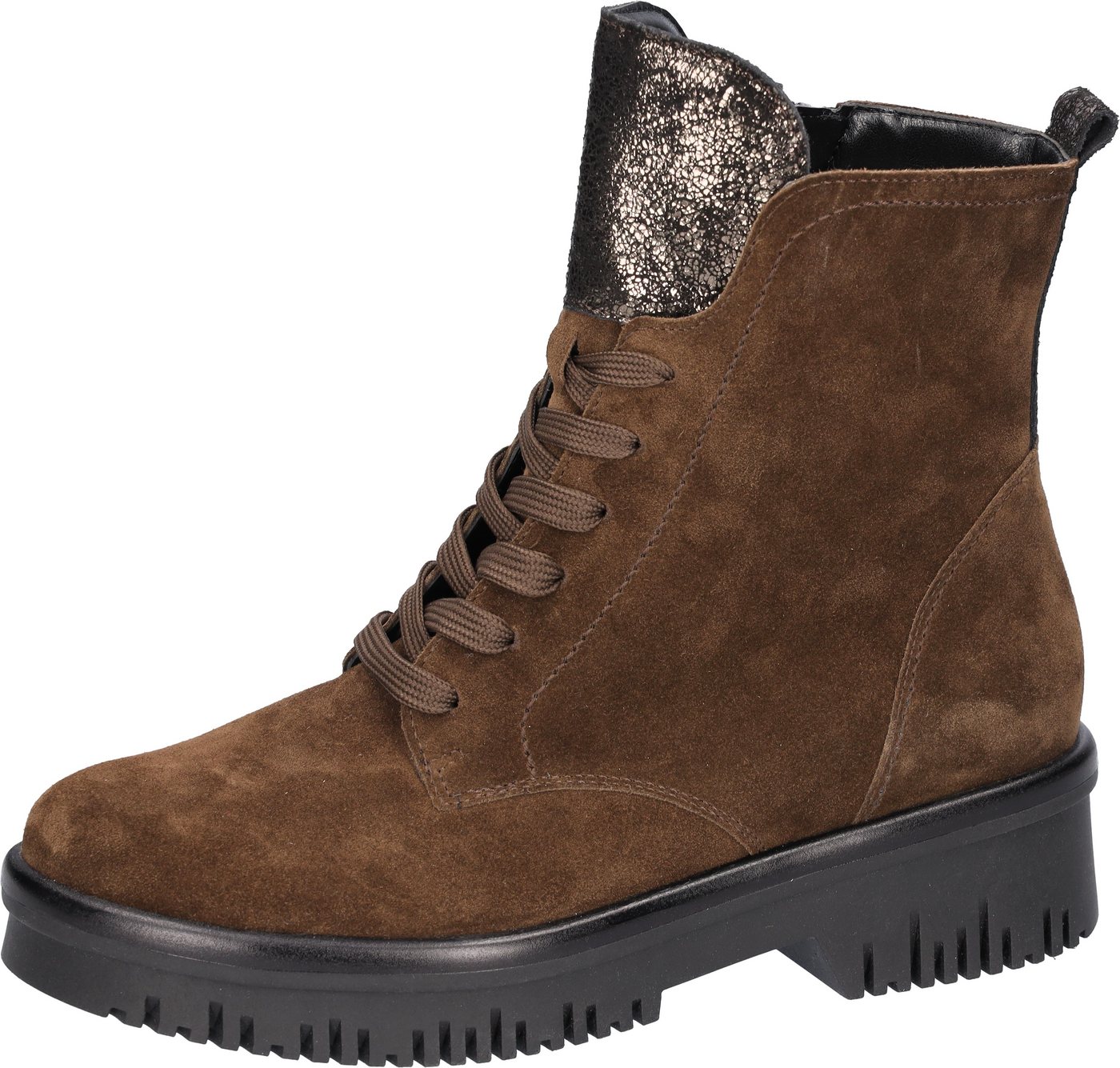 Waldläufer H-ALEA Schnürstiefelette Schnürboots, Plateaustiefelette, Komfortweite H = sehr weit