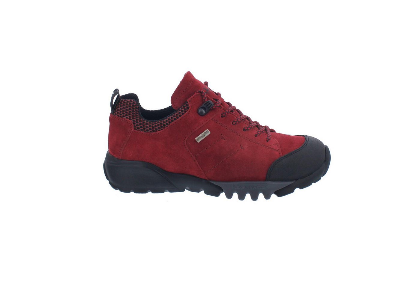 Waldläufer H-Amiata Outdoor-Halbschuh, Gummi / Order / Sport-Net, Rubi Schnürschuh
