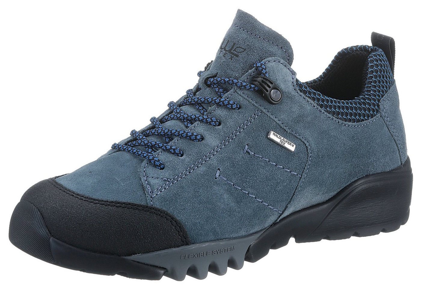 Waldläufer H-AMIATA Trekkingschuh, Freizeitschuh, Halbschuh, Outdoorschuh mit TEX-Ausstattung, H-Weite (blau)