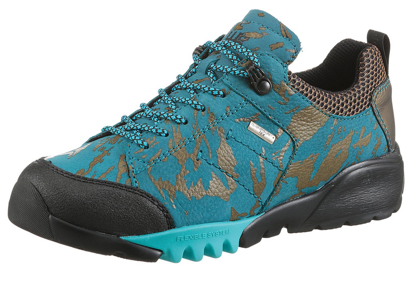 Waldläufer H-Amiata Trekkingschuh, Freizeitschuh, Halbschuh, Schnürschuh mit TEX-Membran, H-Weite