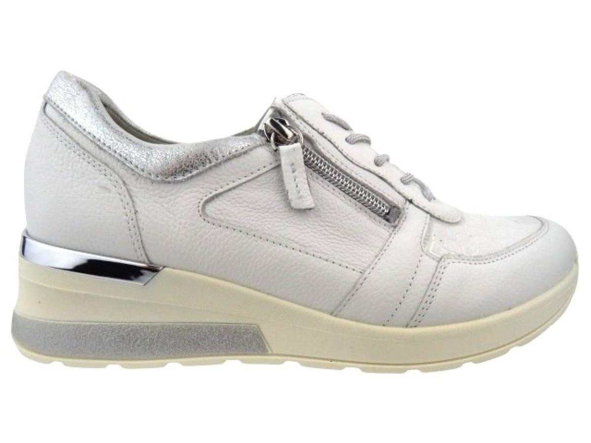 Waldläufer H-Clara ZIP weiss Slipper