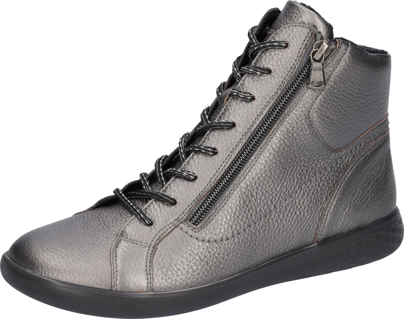 Waldläufer H-CLOE Sneakerboots Schnürboots, Bequemschuh, Reißverschlüsse, in Komfortweite H