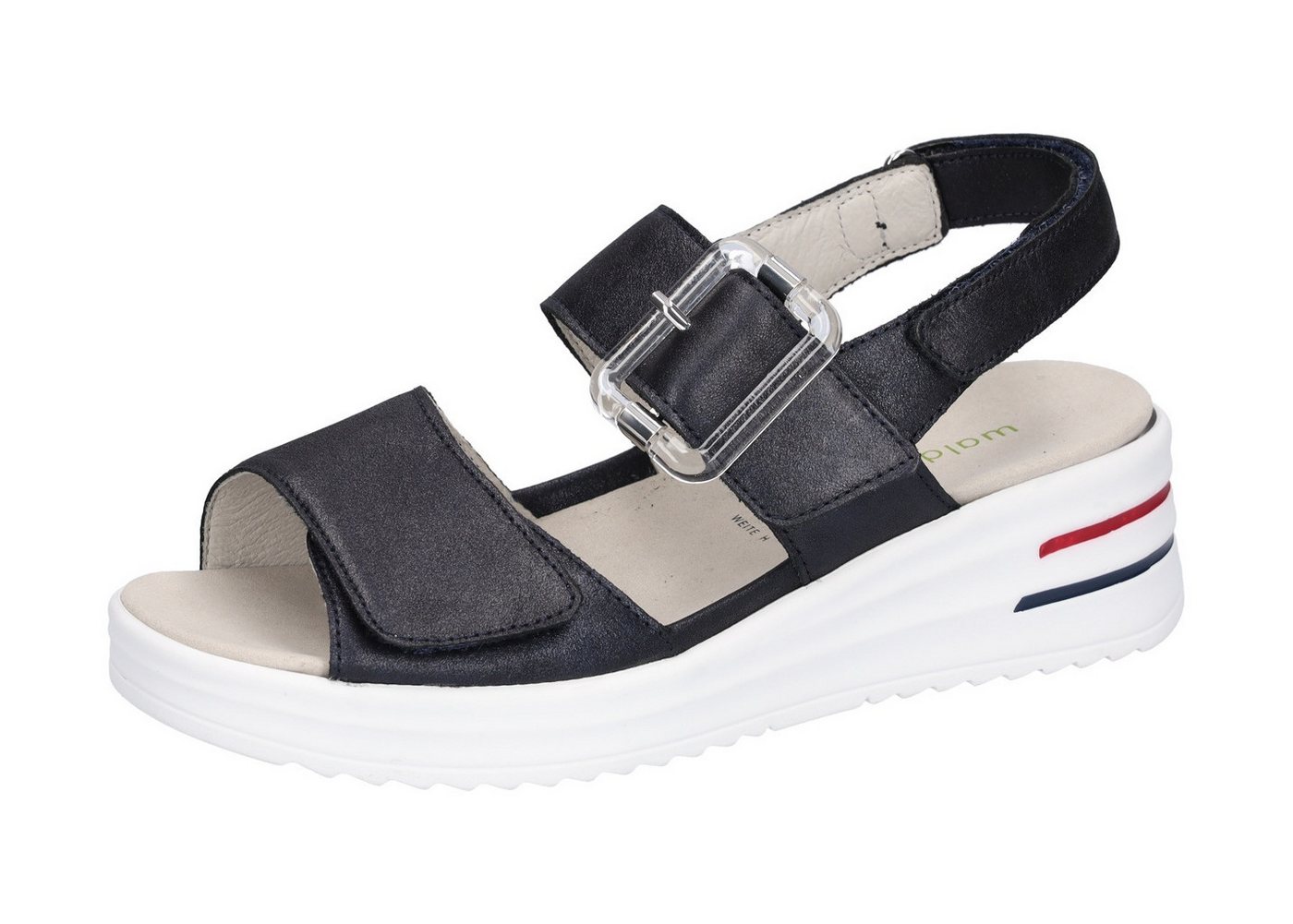 Waldläufer H-DINA Keilsandalette, Klettschuh, Sandale, Sommerschuh in Komfortweite H (sehr weit)