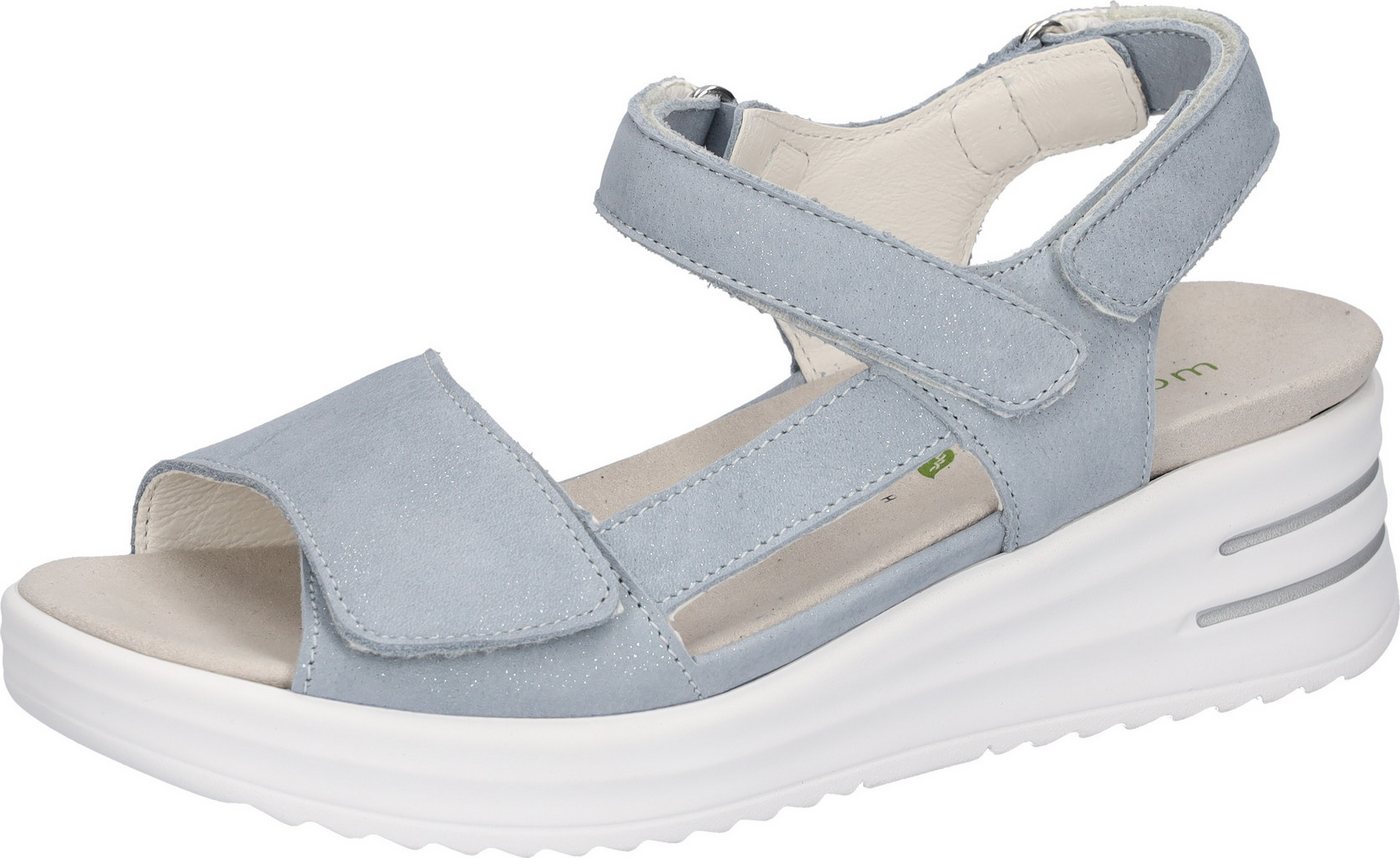 Waldläufer H-DINA Keilsandalette Sandale, Klettschuh, Sommerschuh in Komfortweite H (sehr weit)
