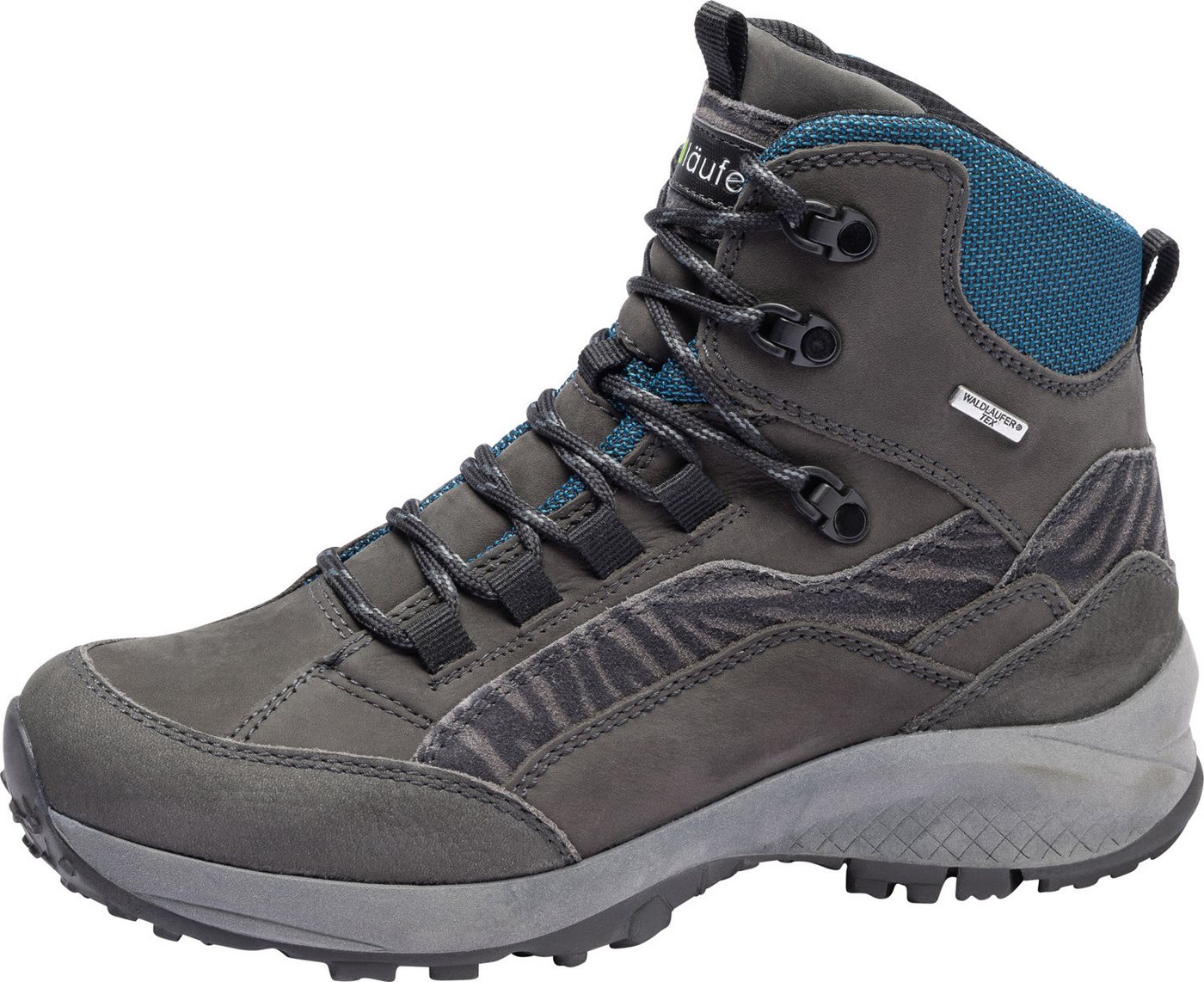 Waldläufer H-EMMA Trekkingschuh, Outdoor, Schnürschuh, High-Top mit TEX-Membran, Weite H (sehr weit)