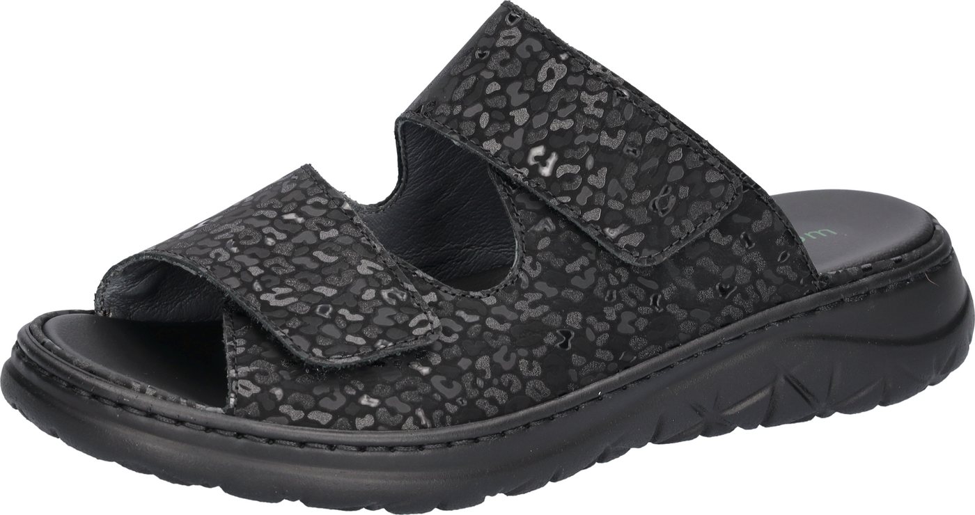 Waldläufer H-JOLINE Pantolette Sommerschuh, Hausschuh mit Luftkammern-Laufsohle, H-Weite