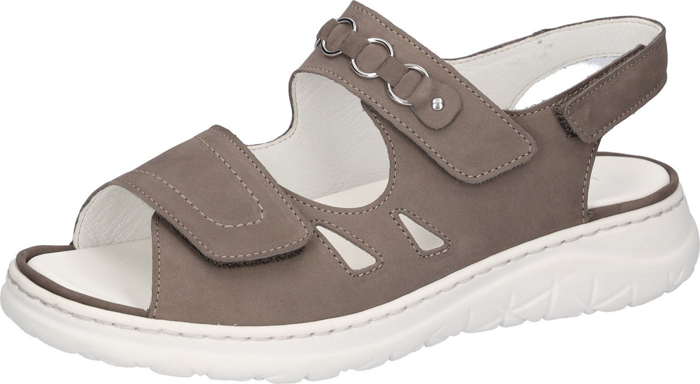Waldläufer H-JOLINE Sandale Sommerschuh, Klettschuh in Komfortweite H (sehr weit) (braun)