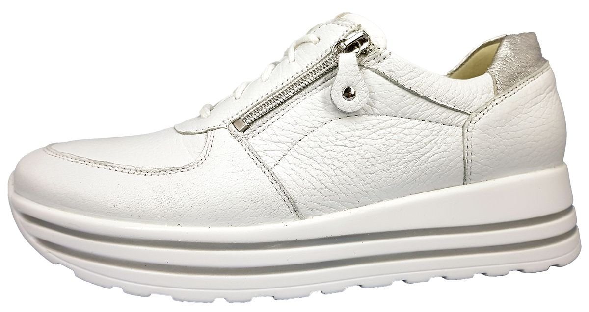 Waldläufer Sneaker Schnürschuh (weiß)