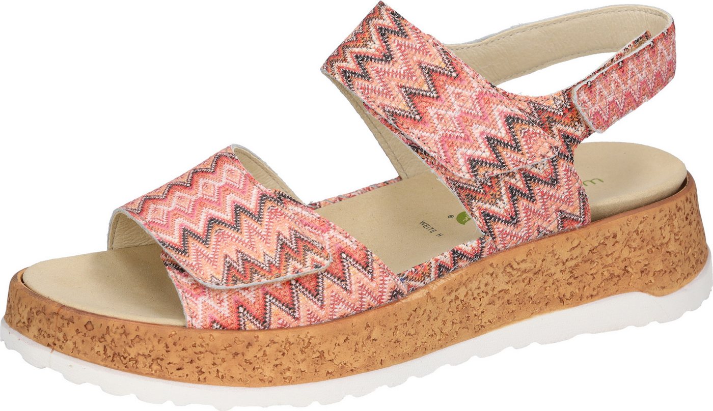 Waldläufer H-LIBBY Plateausandale Sommerschuh, Sandalette, Bequemschuh mit Klettverschlüsse, H-Weite