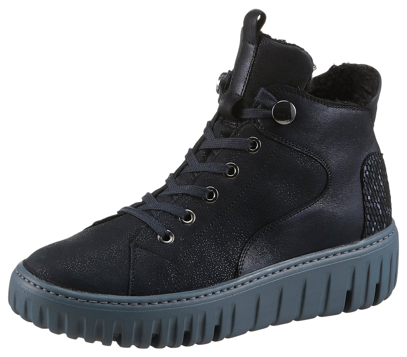 Waldläufer H-LIVIA Winterboots, Schnürboots, Komfort-Stiefelette in Bequemweite G (weit)