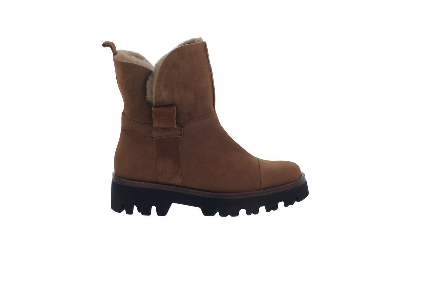 Waldläufer H-London Bootie, Denver Order Doubleface, Munk Cognac, Reiß Schnürstiefel