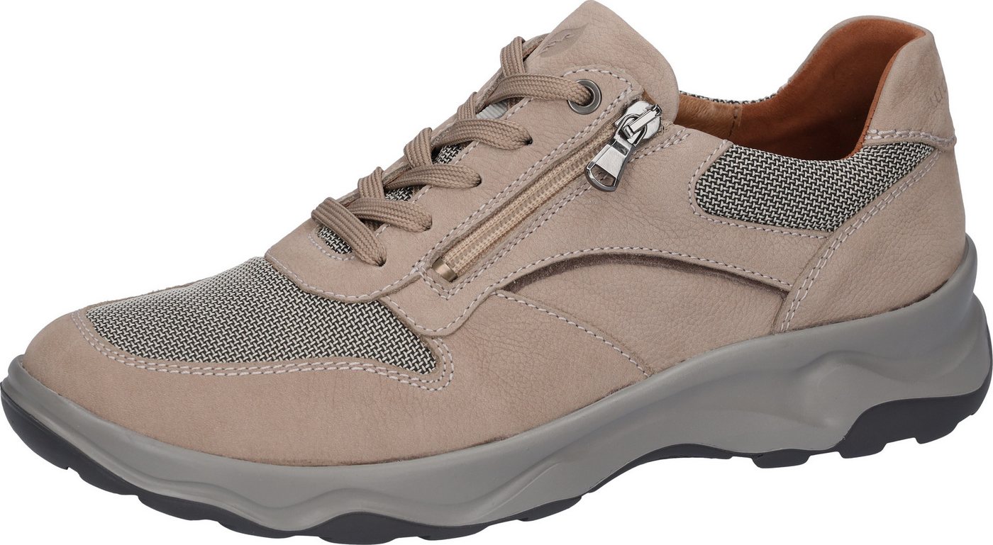 Waldläufer H-MAX Sneaker, Schnürschuh, Halbschuh mit zusätzlichem Reißverschluss, H-Weite
