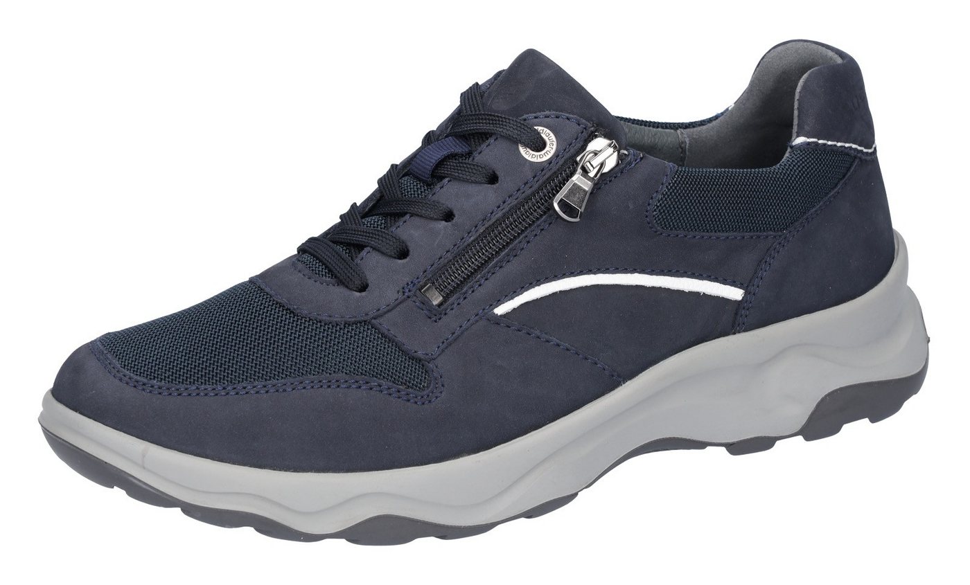 Waldläufer H-MAX Sneaker, Schnürschuh, Halbschuh mit zusätzlichem Reißverschluss, H-Weite