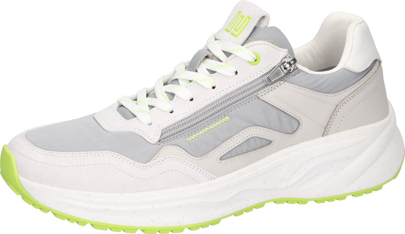 Waldläufer H-PABLO Sneaker Schnürschuh, Halbschuh in Komfortweite H (sehr weit) (grau/weiß)