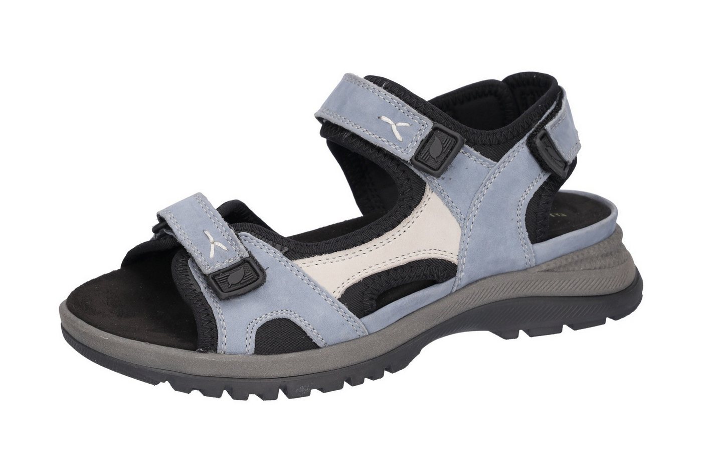 Waldläufer H-Sora Trekkingsandale, Outdoorschuh, Sommerschuh, Keilabsatz, in bequemer Schuhweite H