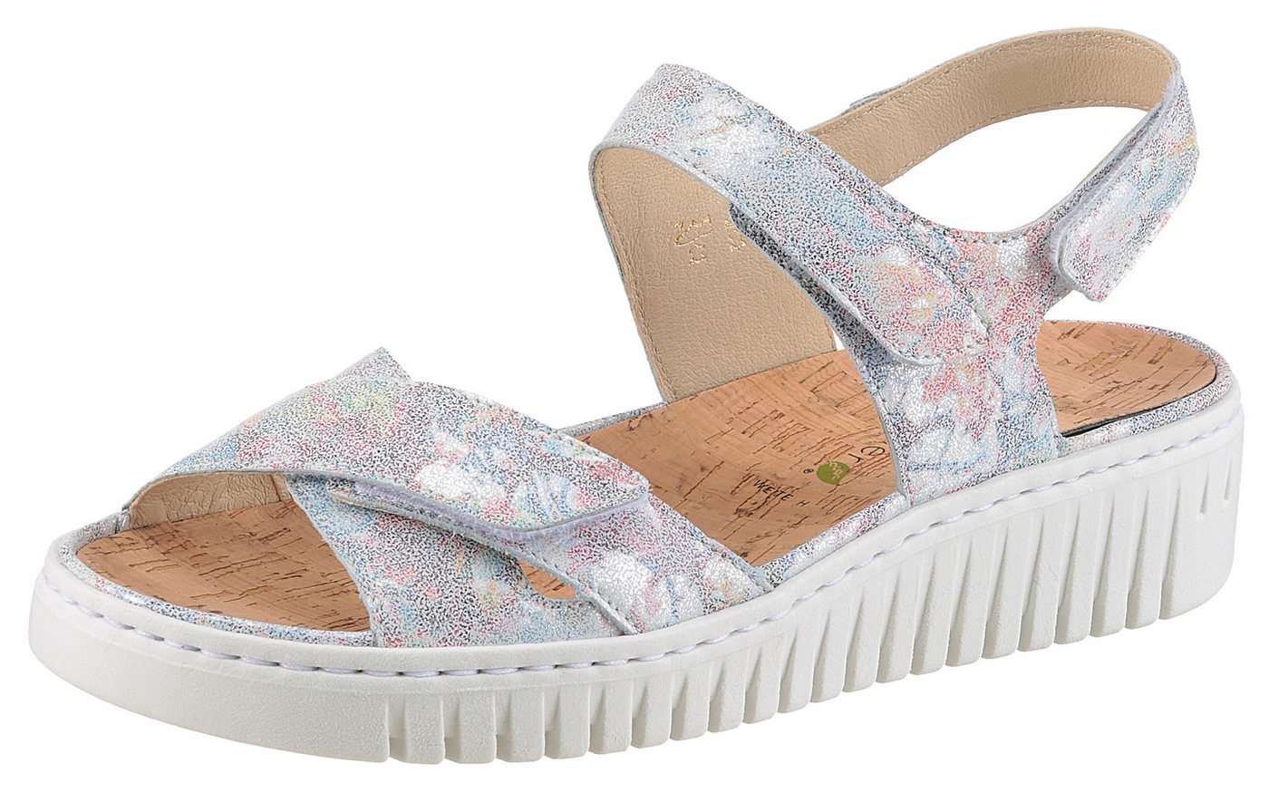 Waldläufer H-WILLOW Plateausandale, Klettschuh, Sommerschuh, Bequemschuh in Komfortweite H (sehr weit)