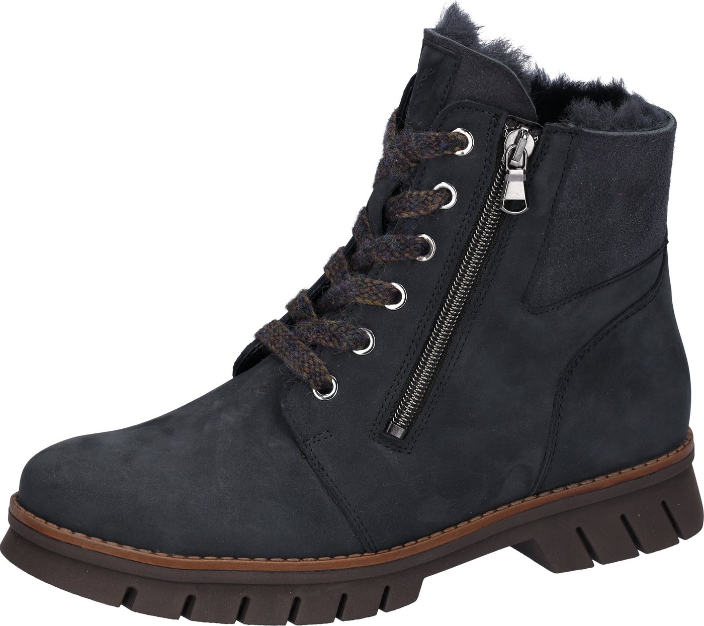 Waldläufer H-XARA Winterstiefelette, Winterboots, Bequemschuh in Bequemweite G (weit) (blau)
