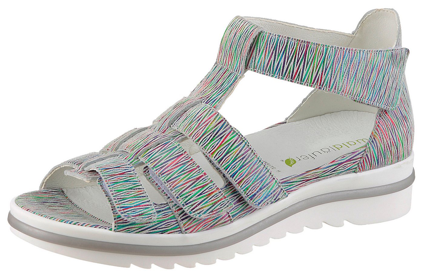 Waldläufer HAKURA Sandale, Klettschuh, Sommerschuh, Bequemschuh in Komfortweite H (sehr weit)