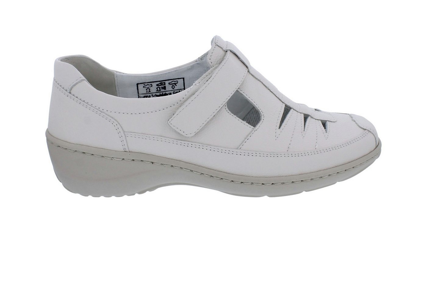 Waldläufer Halbschuh in Weite K Klettverschluss 607501-139-111,Glattle Klettschuh