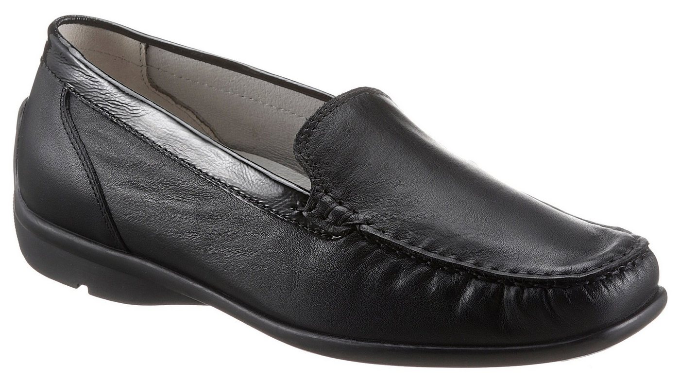 Waldläufer Harriet Mokassin Slipper, Festtagsschuh, Bequemschuh zum Schlupfen, G-Weite
