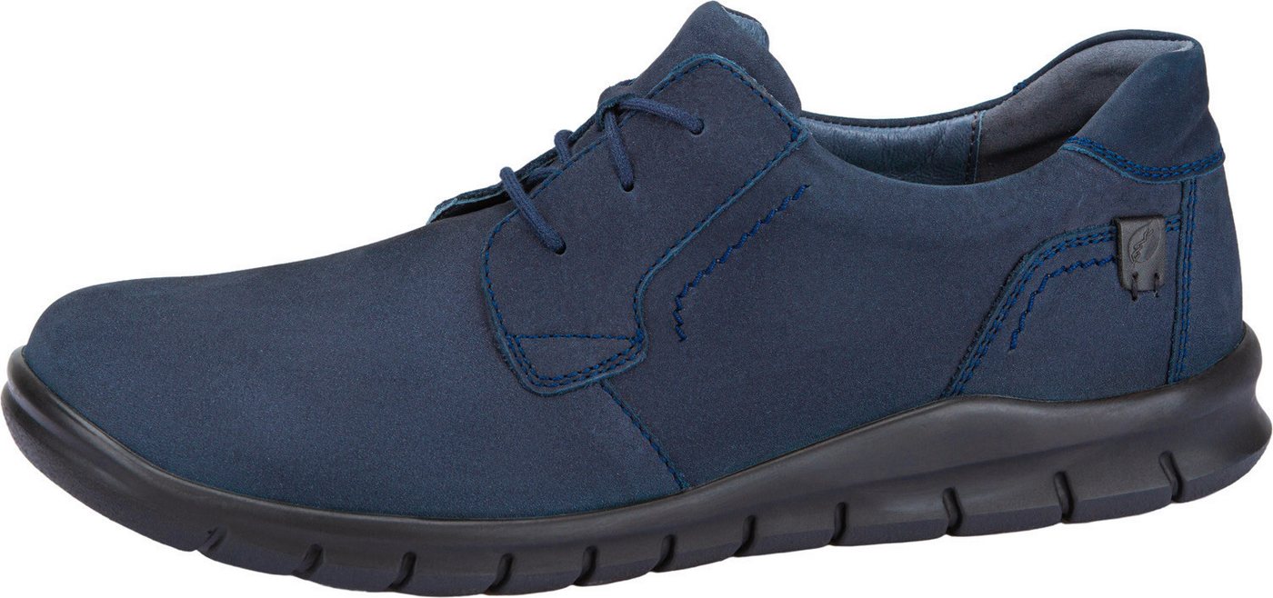 Waldläufer HECTOR Sneaker, Schnürschuh, Halbschuh in Komfortweite H (sehr weit) (blau)