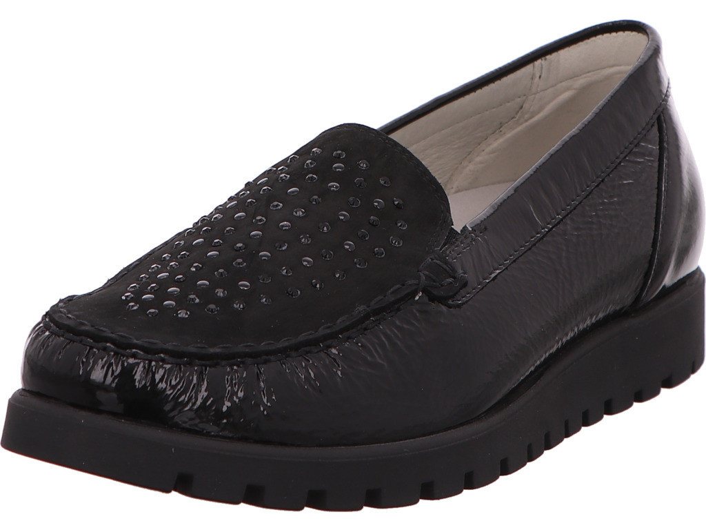 Waldläufer Hegli Slipper (schwarz)