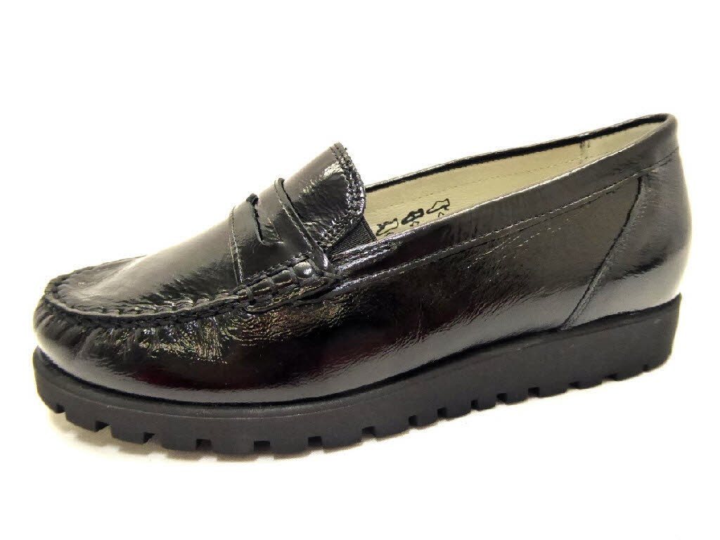 Waldläufer Hegli Slipper (schwarz)