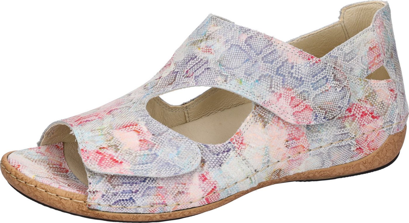 Waldläufer Heliett Sandale, Sommerschuh, Sandalette, Keilabsatz, geschlossene Ferse, H-Weite (bunt)