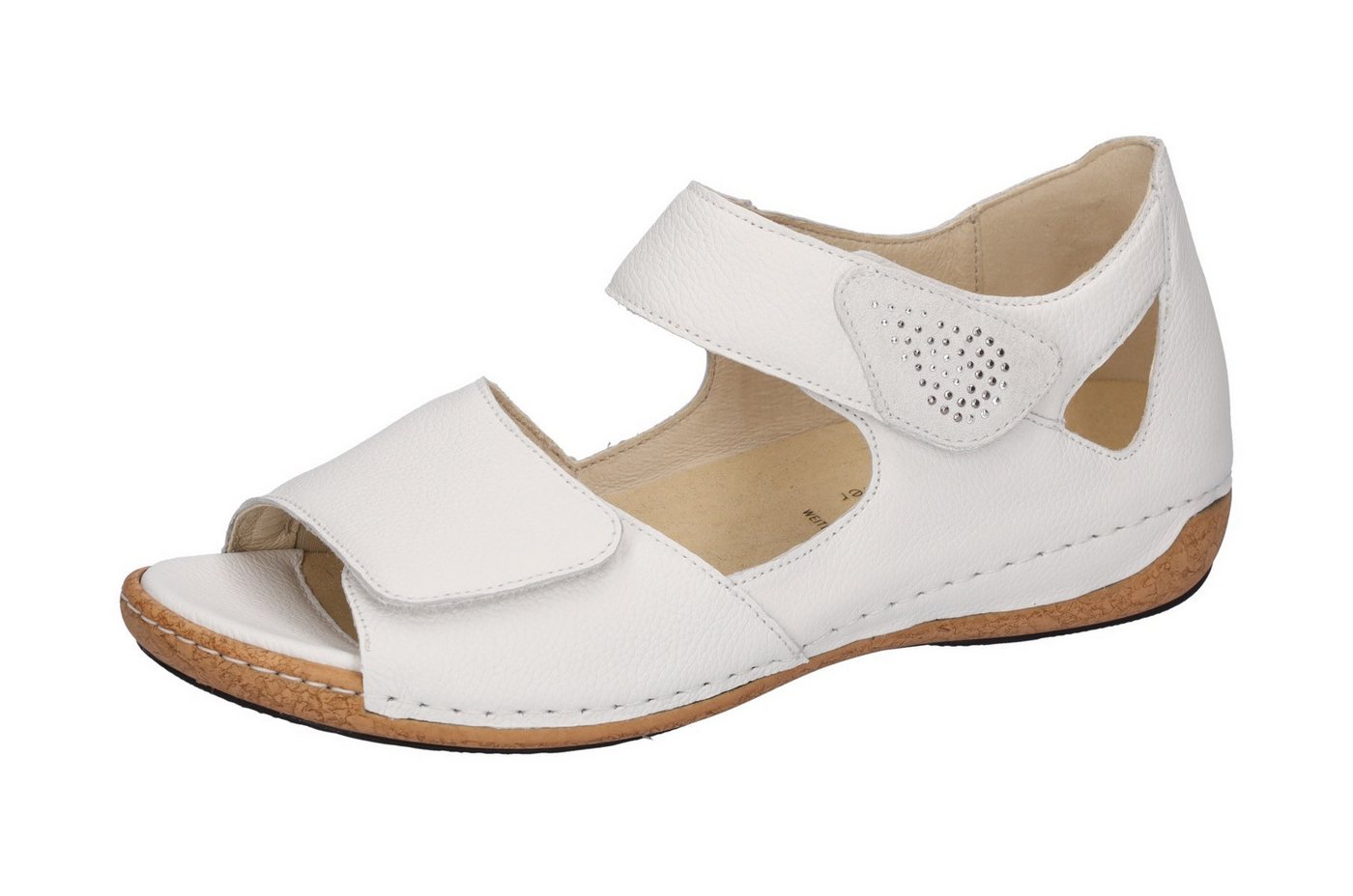 Waldläufer Heliett Sandale, Sommerschuh, Sandalette, Keilabsatz, mit Orthotritt, H-Weite