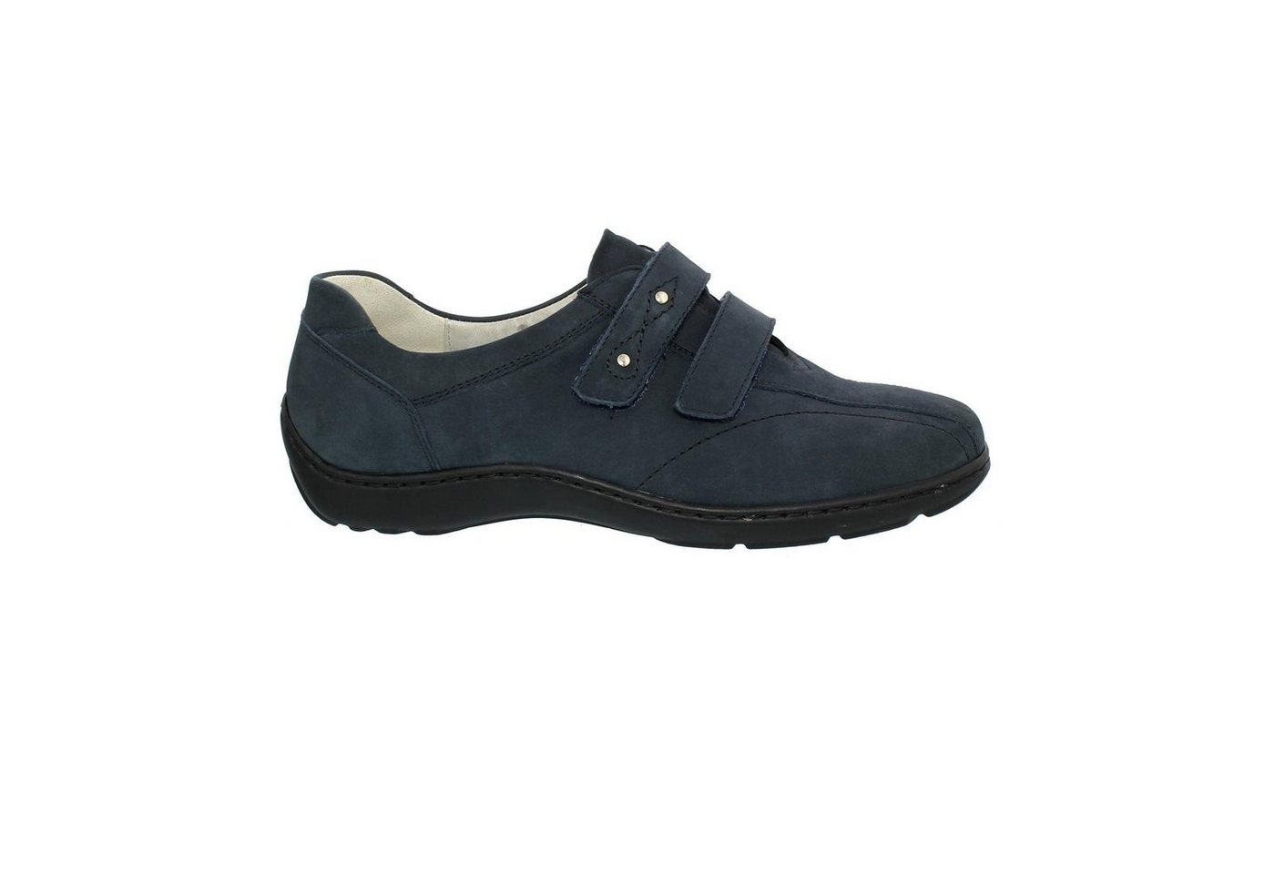 Waldläufer Henni, Klett., Denver (Nubukleder), marine, Weite H 496301- Klettschuh
