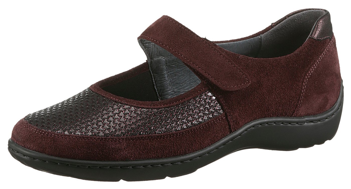 Waldläufer HENNI-Soft Riemchenballerina Komfortschuh, Klettschuh, Bequemschuh in Weite H, mit Orthotritt