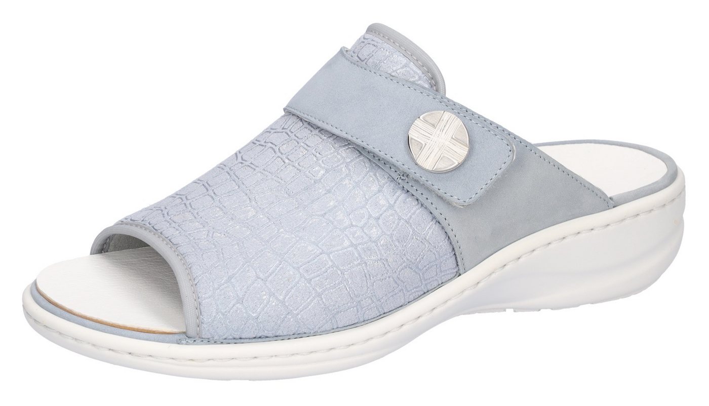 Waldläufer HERIA Pantolette, Bequemschuh, Hausschuh, Sommerschuh in Komfortweite H=sehr weit