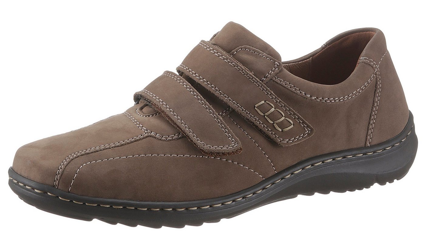 Waldläufer Herwig Klettschuh Slipper, Komfortschuh, Freizeitschuh mit Klettverschlüsse, G-Weite