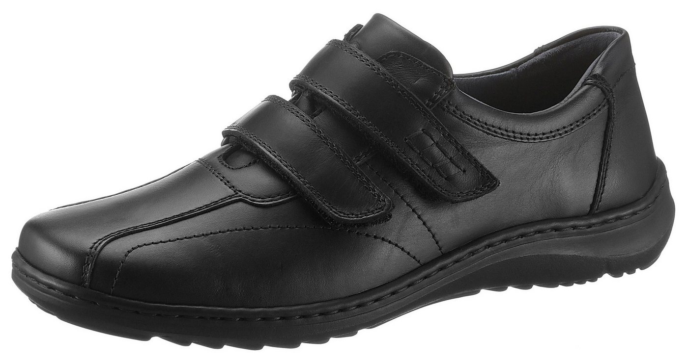 Waldläufer Herwig Klettschuh Slipper, Komfortschuh, Freizeitschuh mit Klettverschlüssen, G-Weite