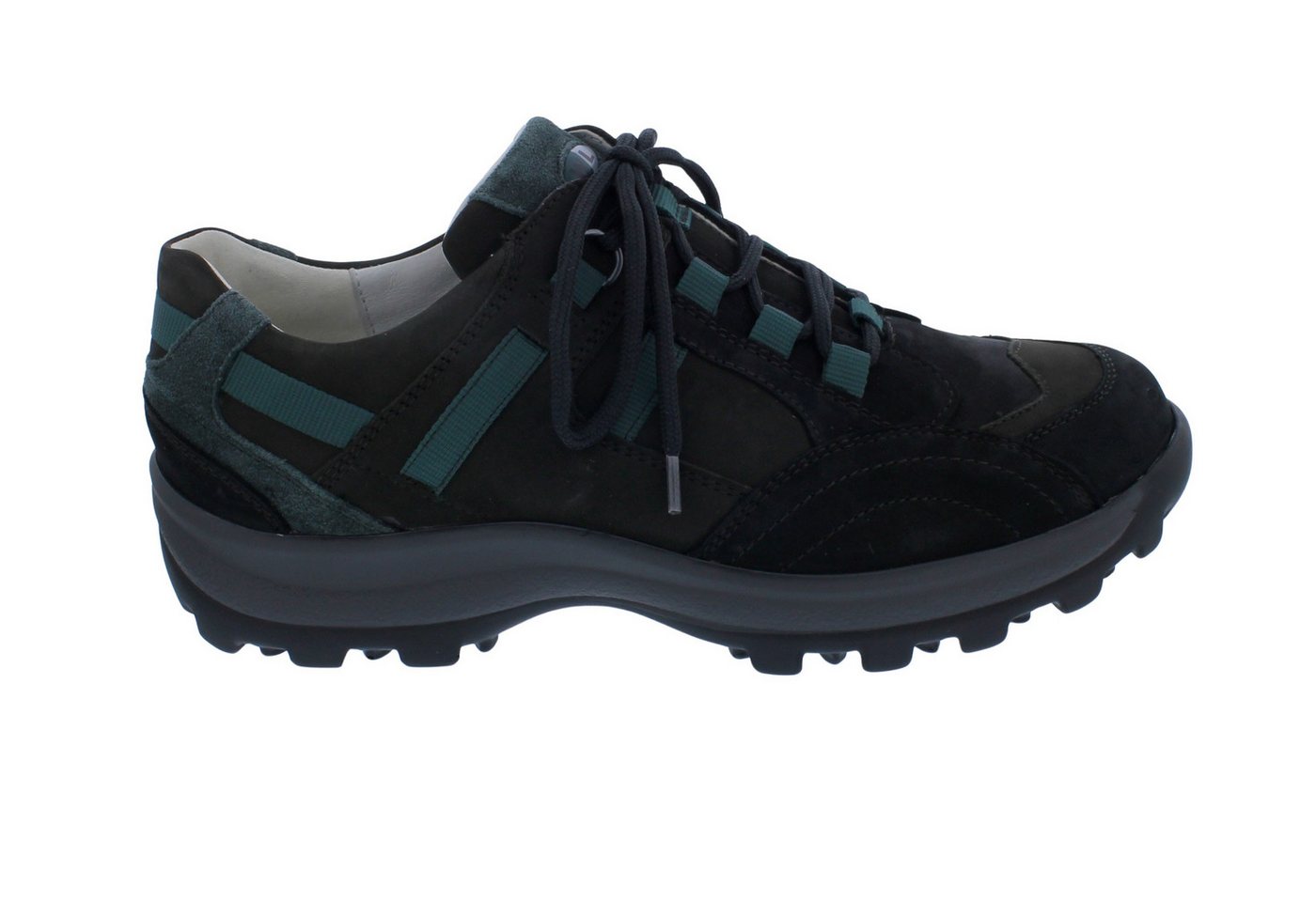Waldläufer Holly Outdoor-Schnürschuh 471008-801-768, Nubukleder, Schwa Schnürschuh
