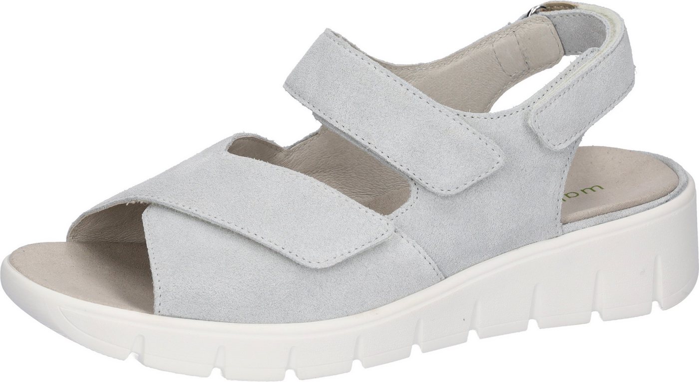 Waldläufer K-ADEA Sandale Keilsandalette, Sommerschuh, Bequemschuh, Klettverschlüsse, K-Weite