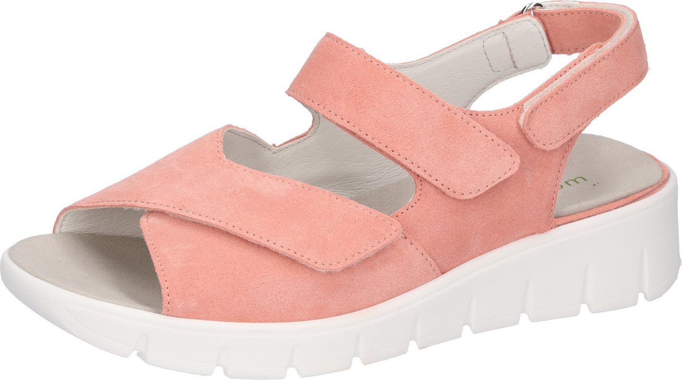 Waldläufer K-ADEA Sandale Keilsandalette, Sommerschuh, Bequemschuh, Klettverschlüsse, K-Weite (orange)