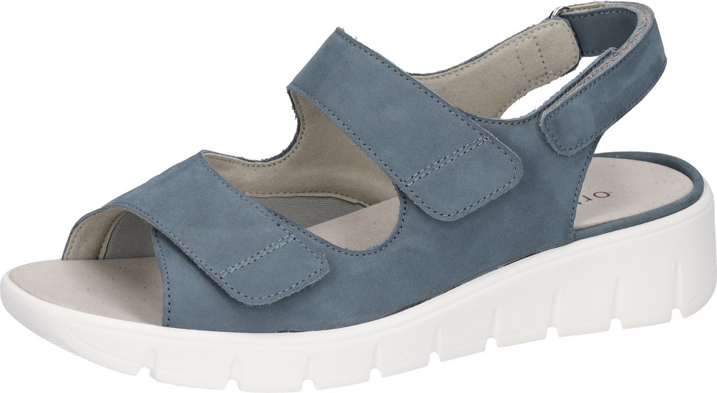 Waldläufer K-ADEA Soft Sandale Sommerschuh, Keilsandalette mit Klettverschlüsse, Extraweite K