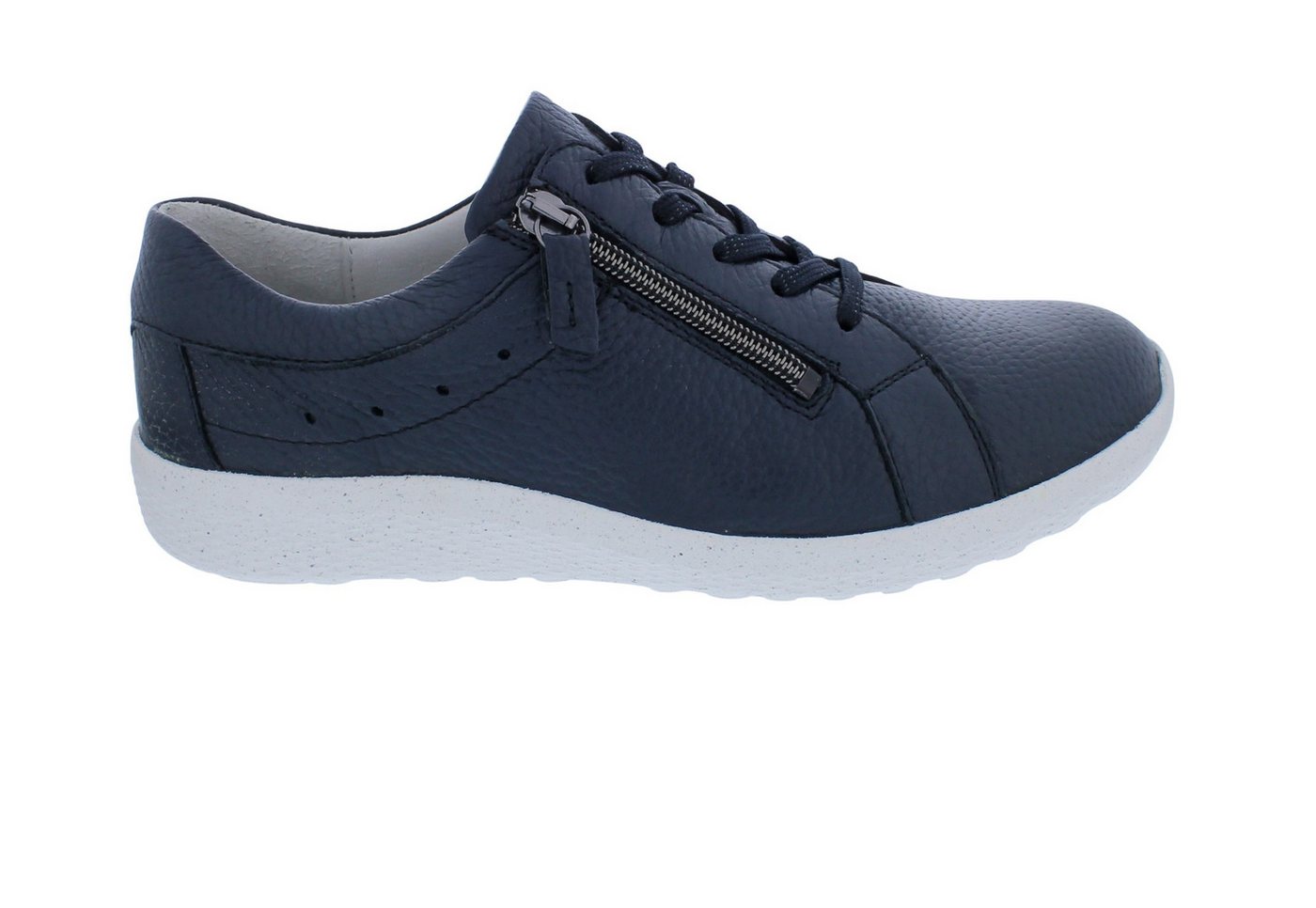 Waldläufer K-Ira Sneaker 634002-199-195, echtes Hirschleder, Notte - D Schnürschuh