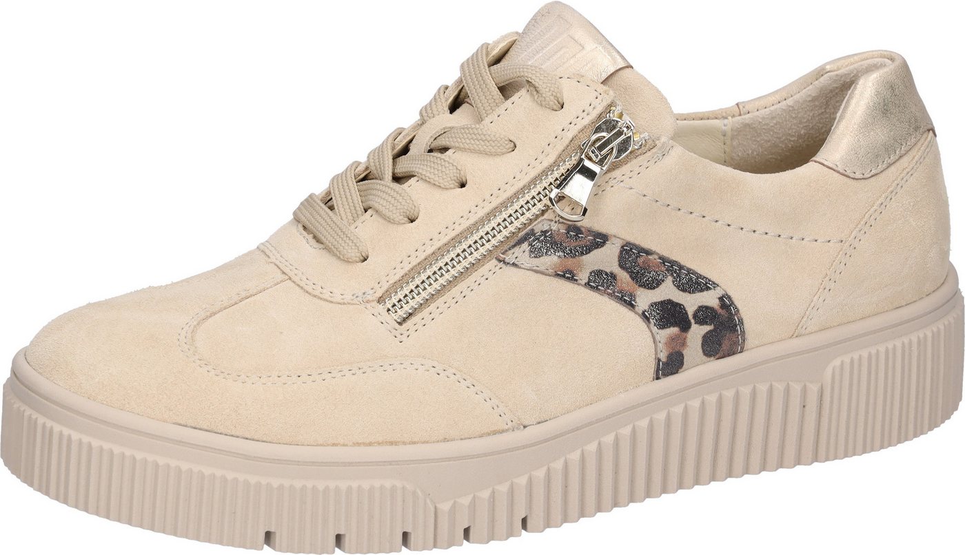 Waldläufer K-SANSA Plateausneaker Schnürschuh, Halbschuh, Freizeitsneaker mit Leder-Fußbett, K-Weite