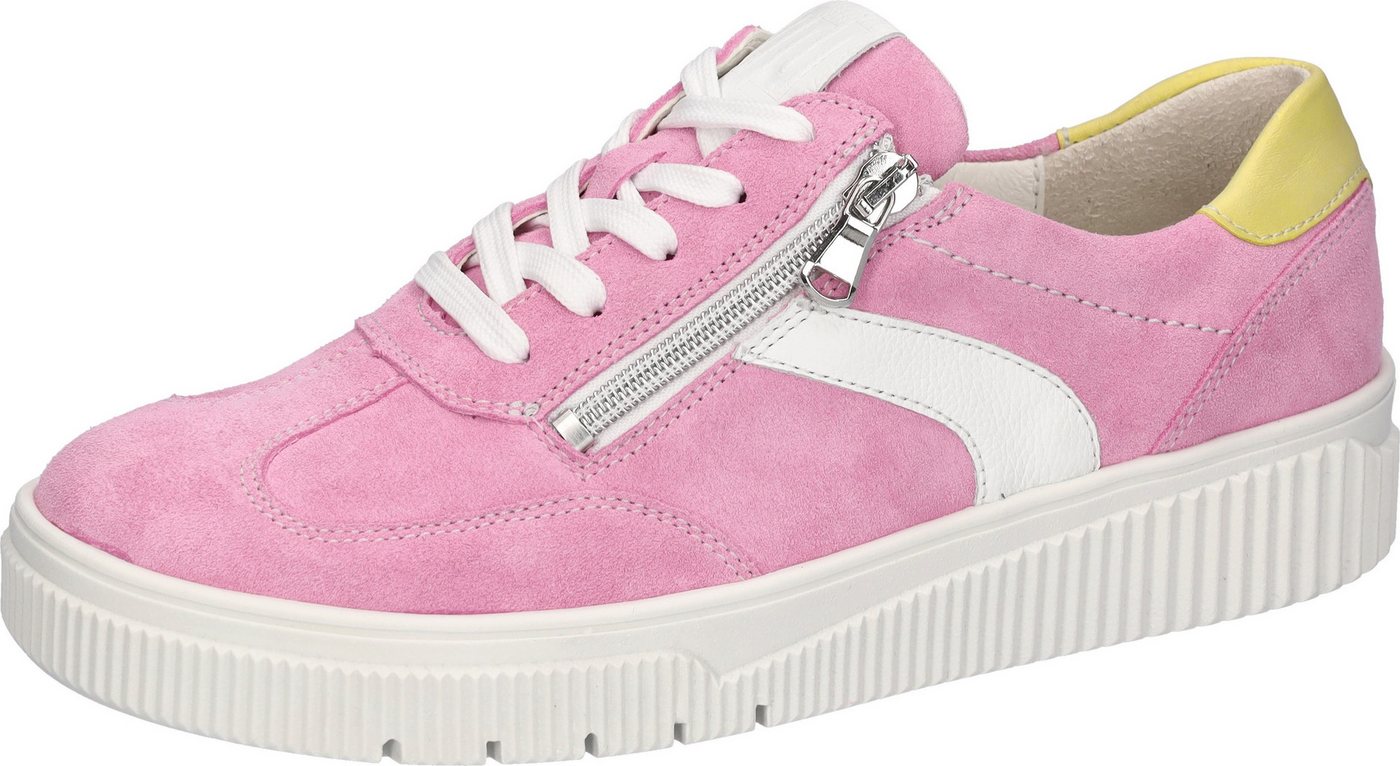 Waldläufer K-SANSA Plateausneaker Schnürschuh, Halbschuh, Freizeitsneaker mit Leder-Fußbett, K-Weite