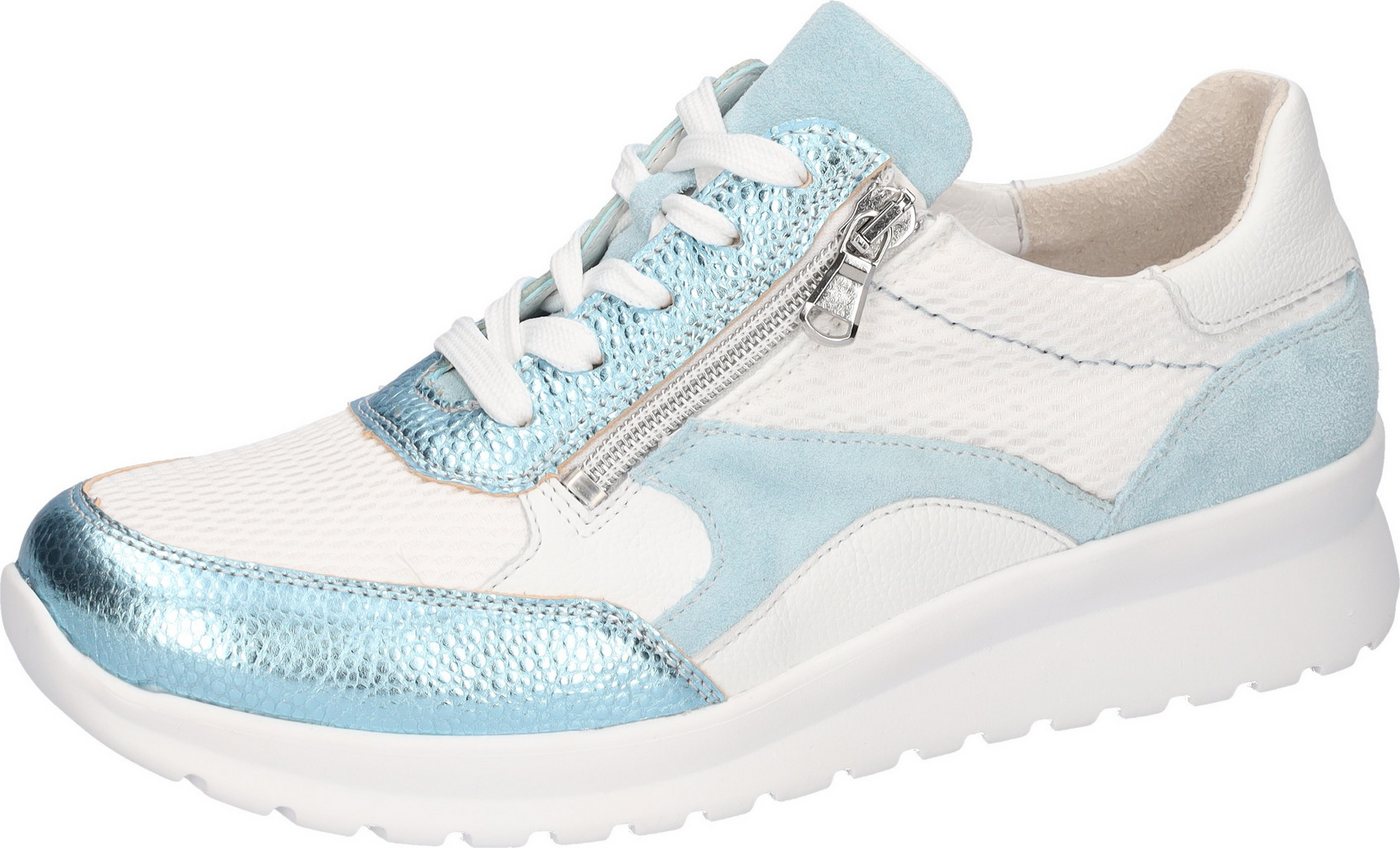 Waldläufer K-SUNNY Sneaker Schnürschuh, Komfortschuh mit seitlichem Reißverschlus, K-Weite