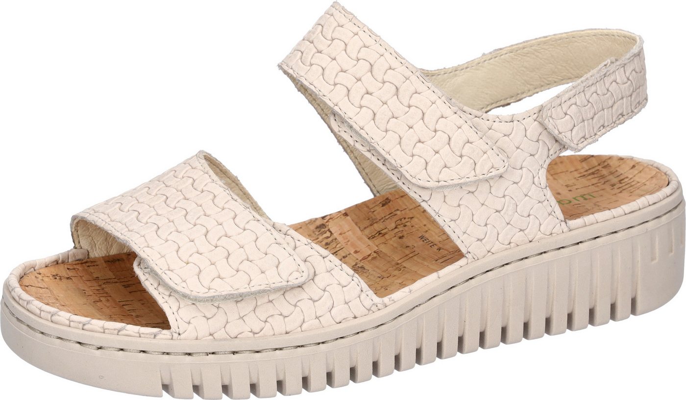 Waldläufer K-VALERIE Plateausandale Sommerschuh, Bequemschuh, Klettschuh in Extraweite K