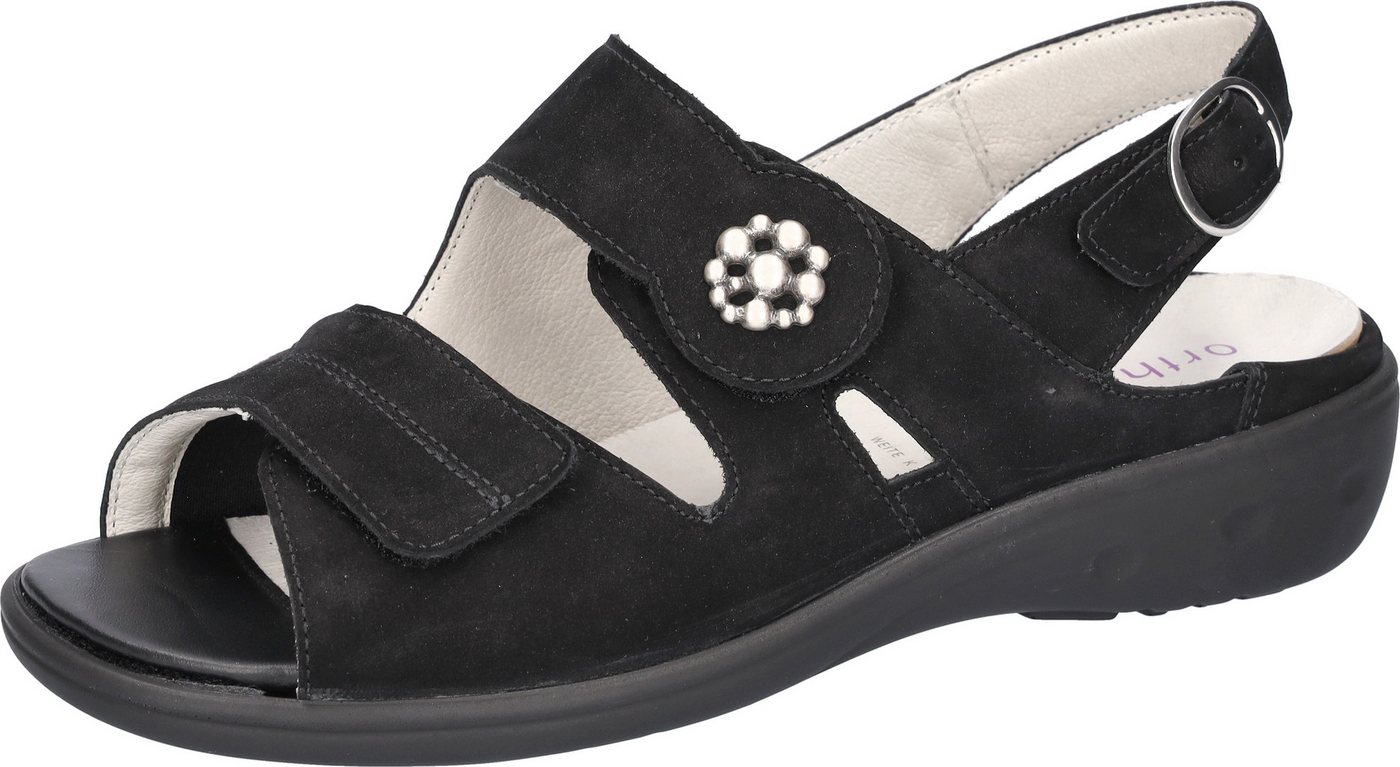 Waldläufer KARA Soft Sandale Sommerschuh, Keilsandalette mit Orthotritt-Funktion, Extraweite K