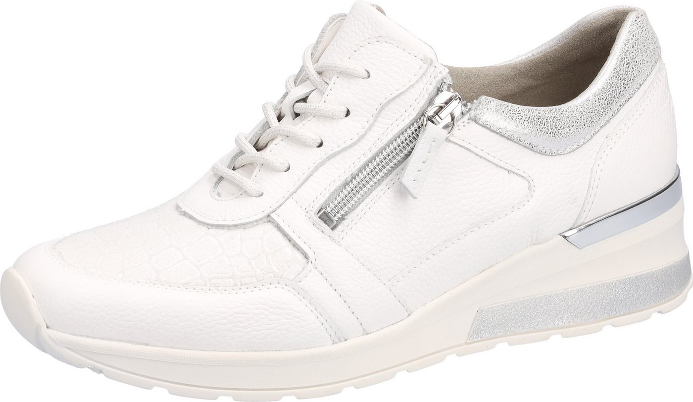 Waldläufer Keilsneaker, Schnürer, Halbschuh, Freizeitschuh mit Metallic-Einsatz