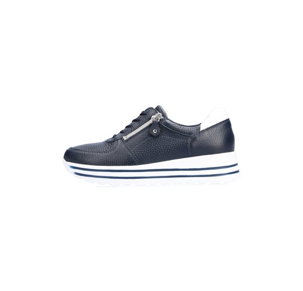Waldläufer - H-Lana - Blau Schnürschuh