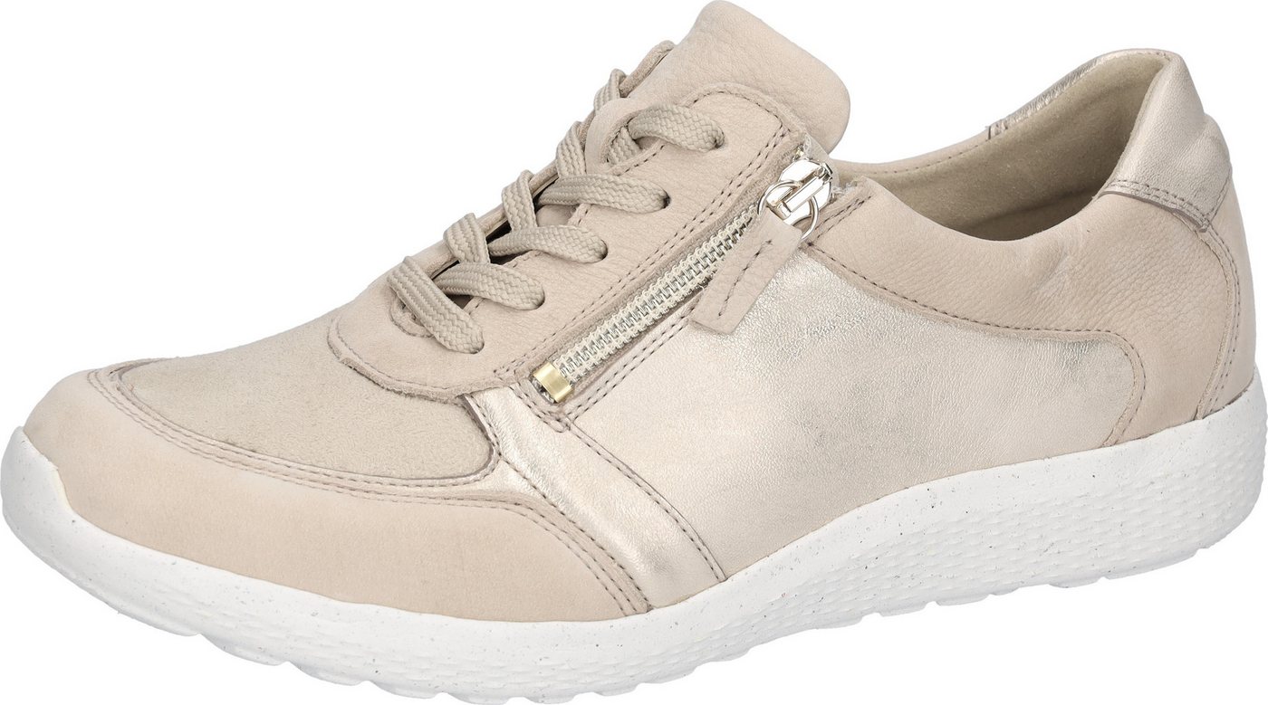 Waldläufer M-IRA-Soft Schnürschuh Freizeitschuh, Halbschuh, Schnürschuh, Schuhweite M (extrem weit) (beige/gold)