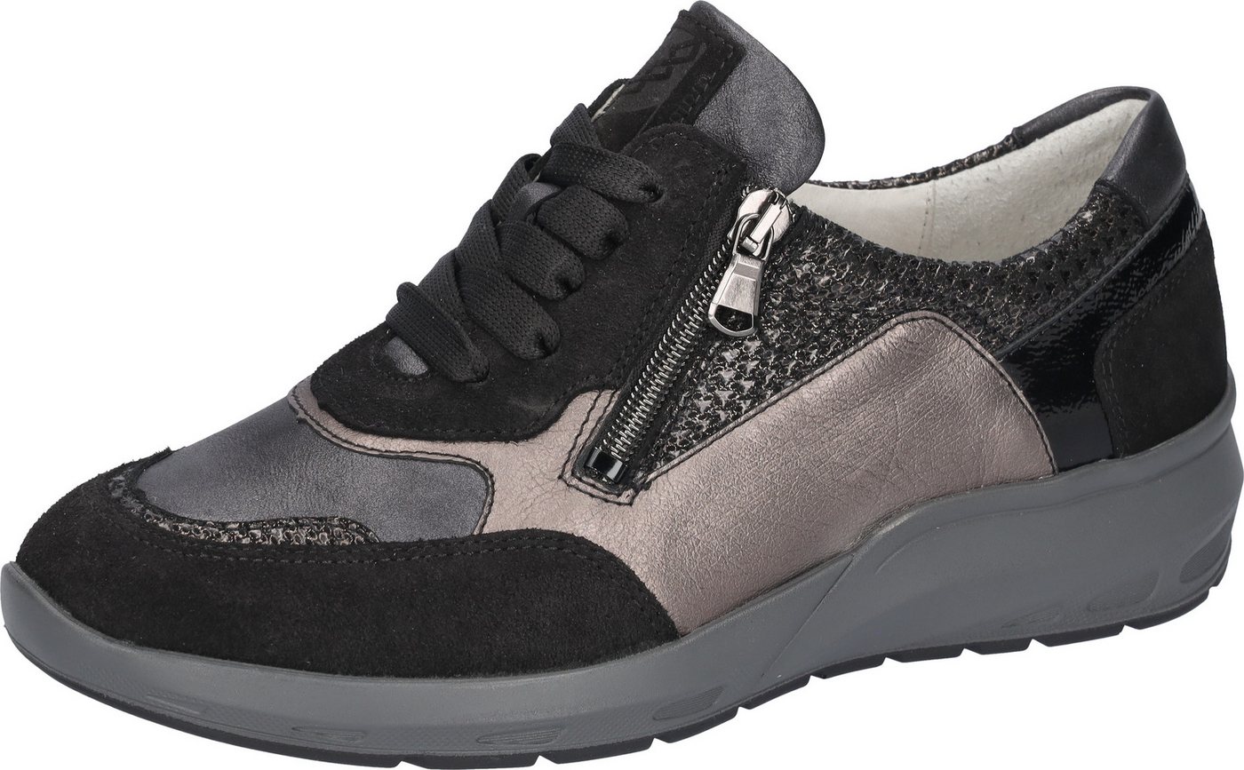 Waldläufer M-TONIA Schnürschuh Komfortschuh, Sneaker, Bequemschuh, Reißverschluss, M-Weite